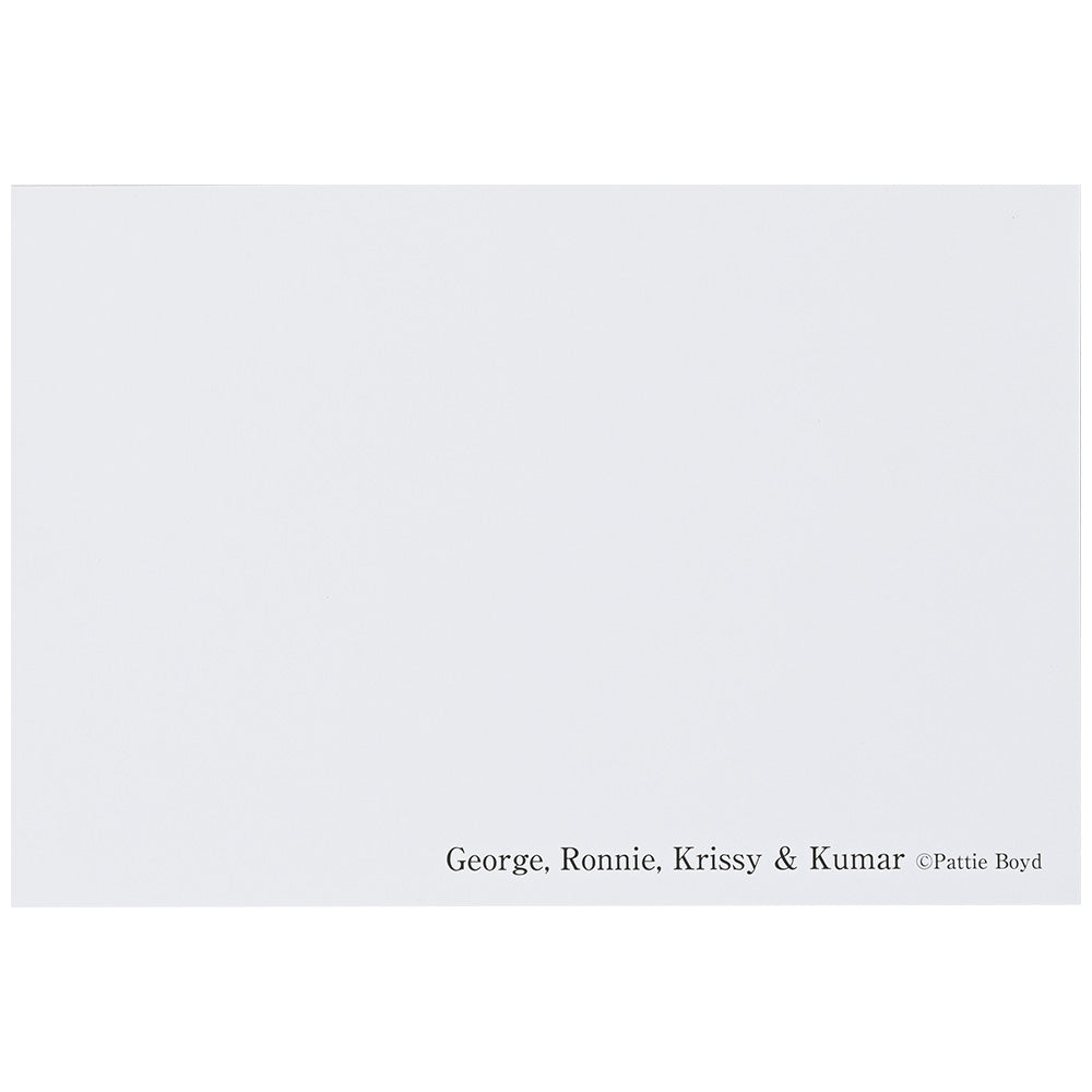 GEORGE HARRISON - Pattie Boyd Postcard Collection set1 (set of 4 postcards) / Postcards and letters