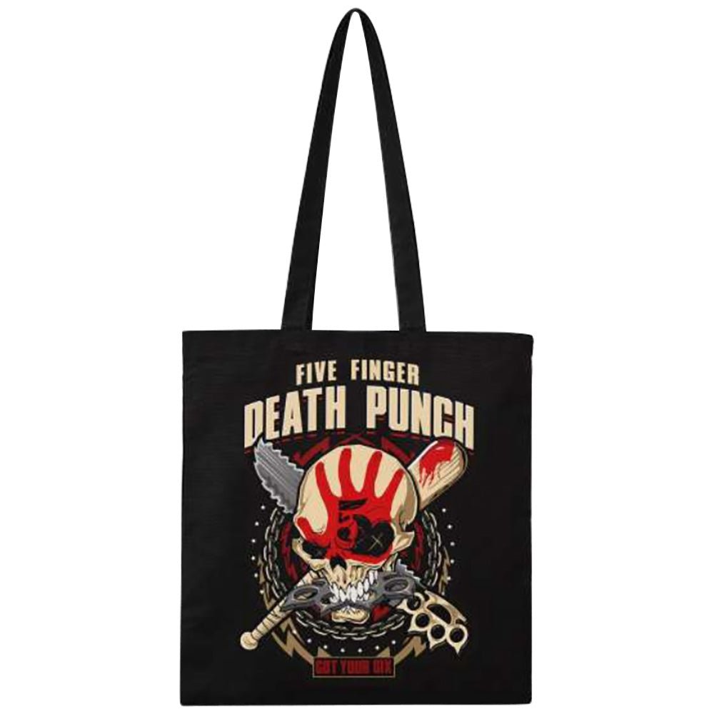 FIVE FINGER DEATH PUNCH ファイヴフィンガーデスパンチ - GOT YOUR SIX / プレミアムクオリティ / トートバッグ - PGS