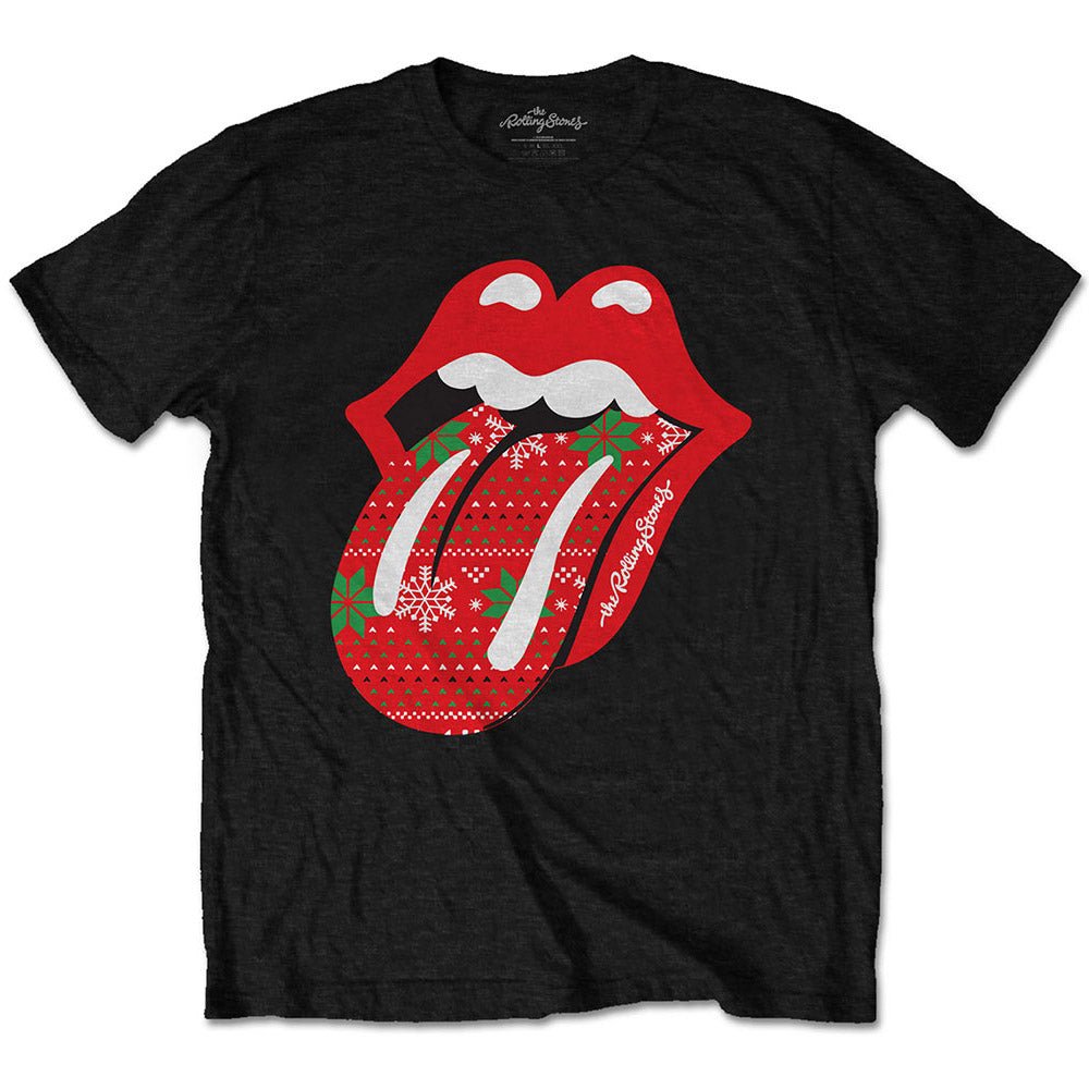 ROLLING STONES ローリングストーンズ (来日 35周年 記念 ) - 【クリスマス限定】Christmas Tongue / Tシャツ / メンズ - PGS