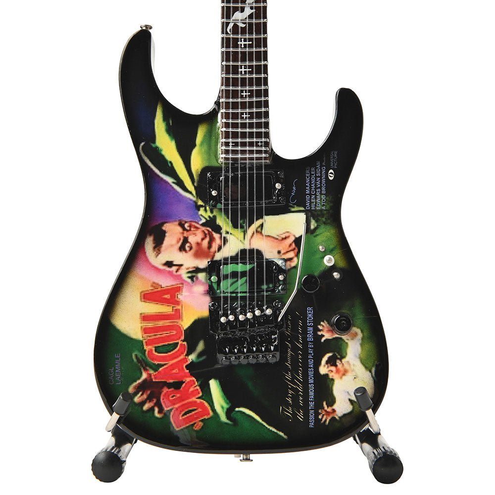 METALLICA メタリカ - Kirk Hammett Signature “Dracula” Miniature Guitar Replica Collectible / ミニチュア楽器 - PGS