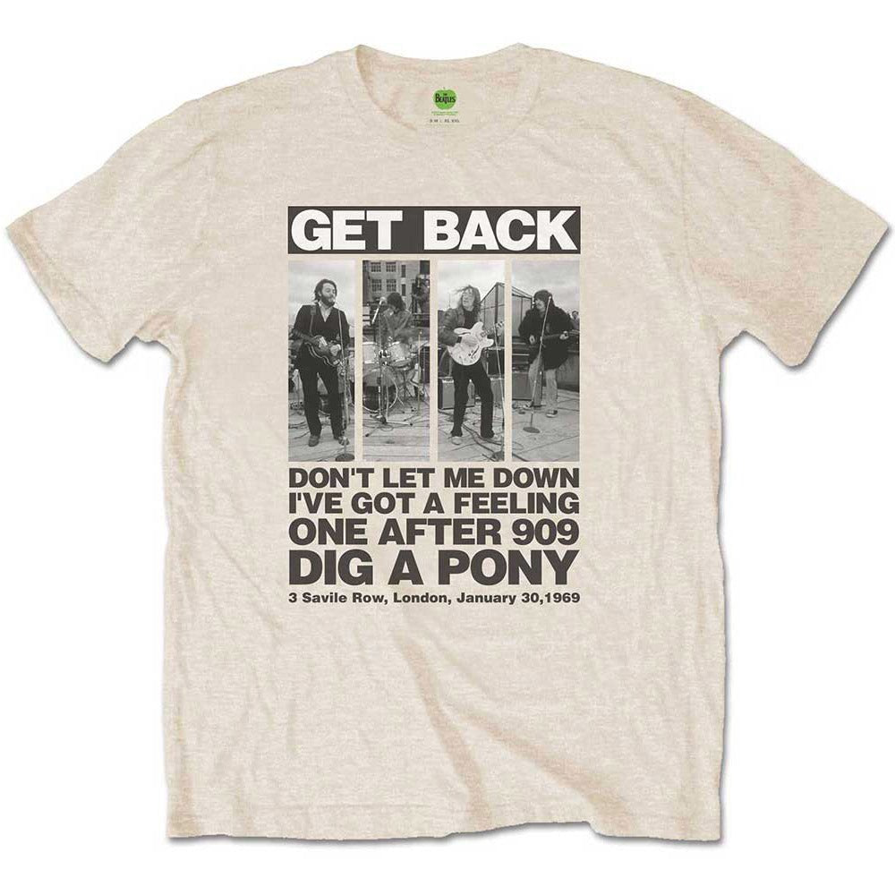 THE BEATLES ビートルズ (結成 65周年 ) - Rooftop Panels / Tシャツ / メンズ - PGS