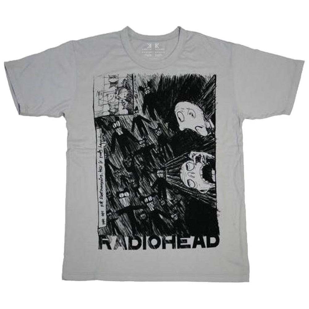 RADIOHEAD レディオヘッド - Scribble / オーガニックコットン / Tシャツ / メンズ - PGS