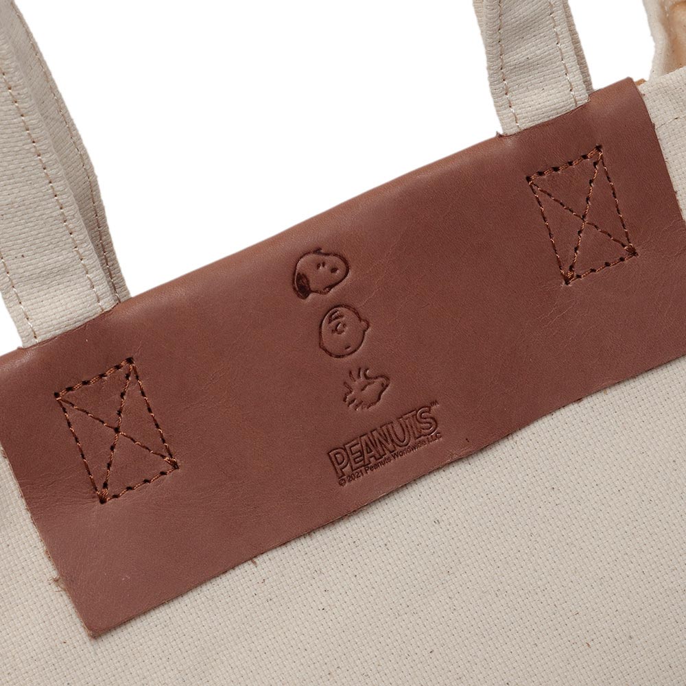 PEANUTS スヌーピー (コミック誕生 75周年 ) - F・V beagle トートバッグ / レザー / YELLOW / トートバッグ - PGS