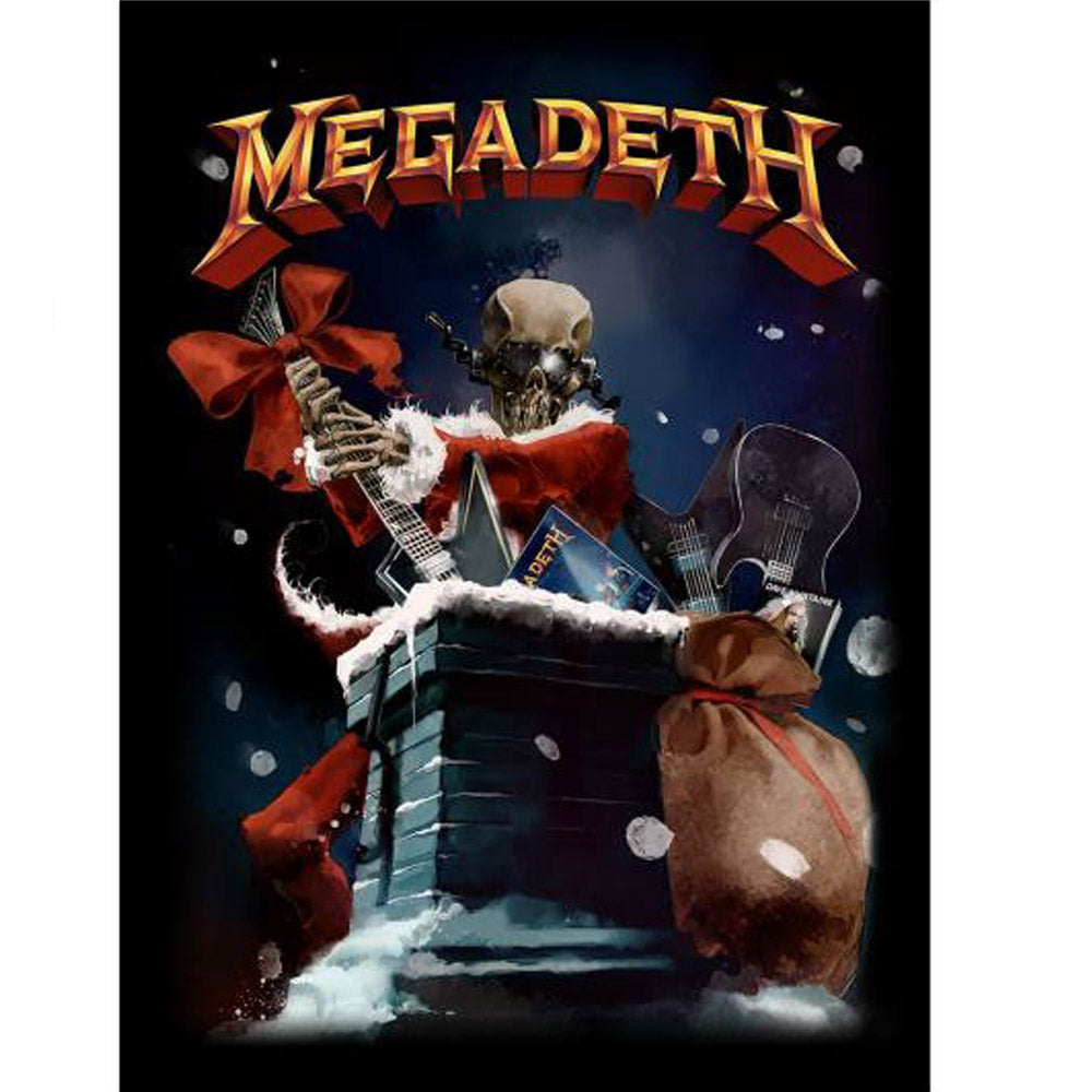 【廃番ラスト販売/特別価格】MEGADETH メガデス (2026.1.23 新譜 発売 記念 ) - 【クリスマス限定】Santa Vic Chimney / Tシャツ / メンズ