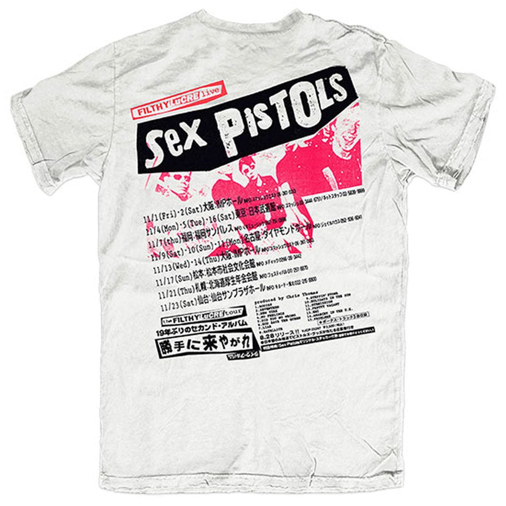 SEX PISTOLS セックスピストルズ - Filthy Lucre Japan / バックプリントあり / Tシャツ / メンズ - PGS