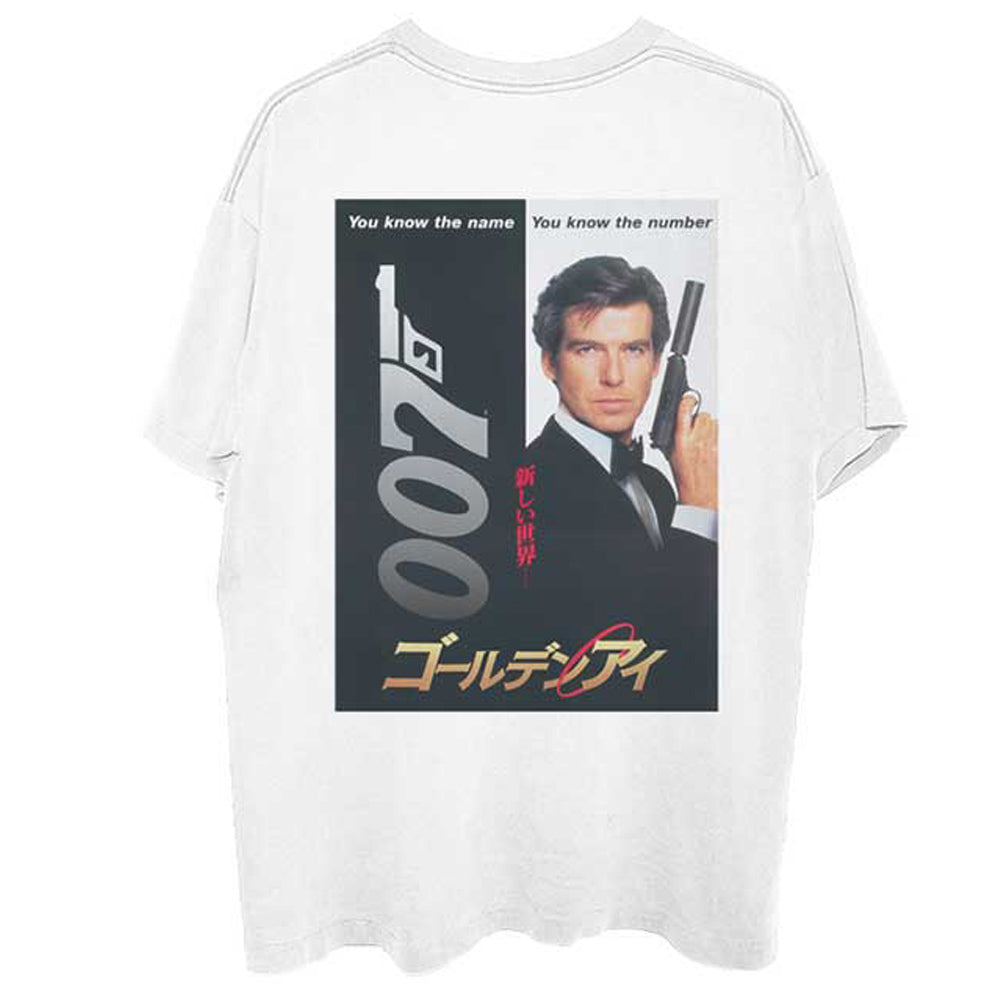 JAMES BOND - Goldeneye Japanese Poster / Back Print / T-shirt / Men's
