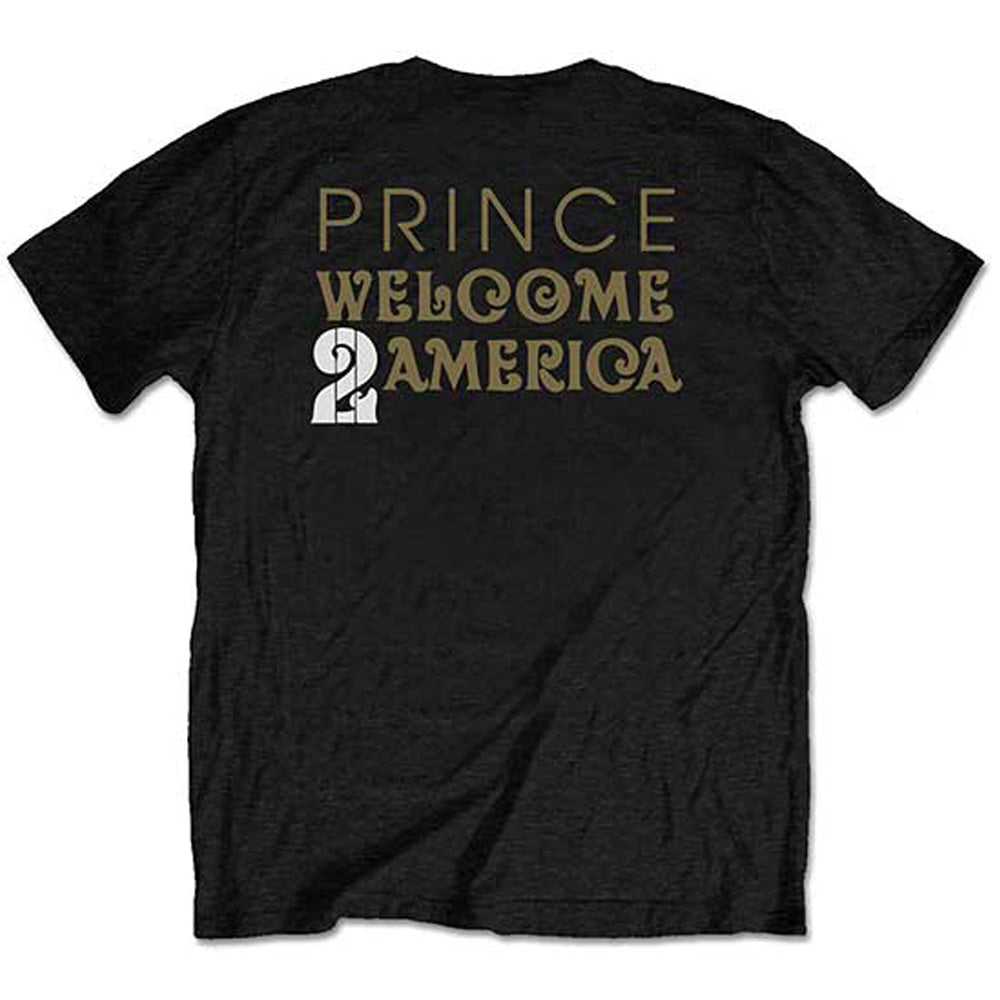 PRINCE プリンス (追悼 10年 ) - W2A White Guitar / バックプリントあり / Tシャツ / メンズ