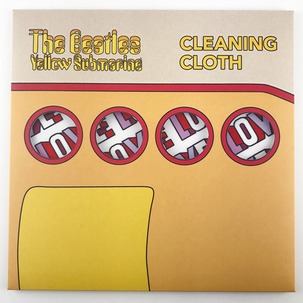 THE BEATLES ビートルズ (結成 65周年 ) - Yellow Submarine クリーニングクロス LOVE BG - YSC 002モデル / サングラス / メンズ - PGS