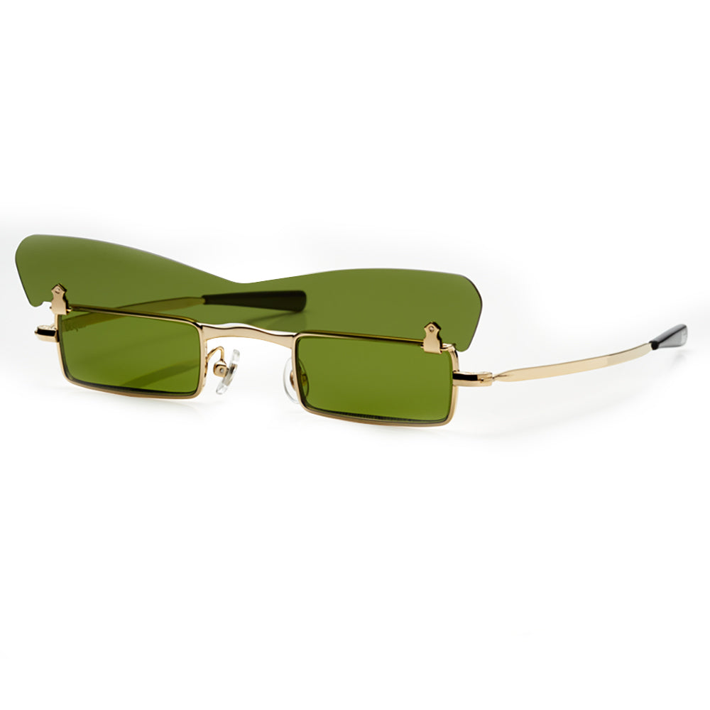 THE BEATLES (65th Anniversary) - Vintage Sunglasses BG-038A-G & BG-039A-G Models / Gold Color 2 Models Special Set / Sunglasses / Men's