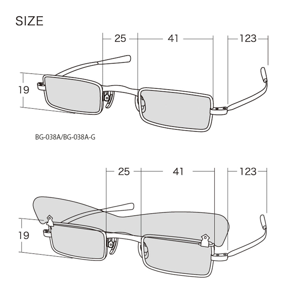 THE BEATLES (65th Anniversary) - Vintage Sunglasses BG-038A-G & BG-039A-G Models / Gold Color 2 Models Special Set / Sunglasses / Men's