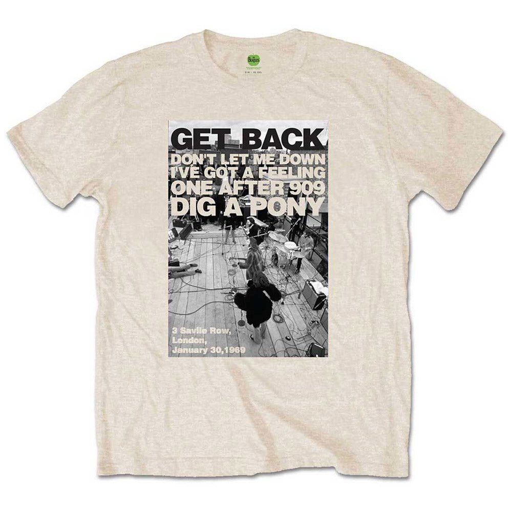 THE BEATLES ビートルズ (結成 65周年 ) - Rooftop Shot / Tシャツ / メンズ - PGS