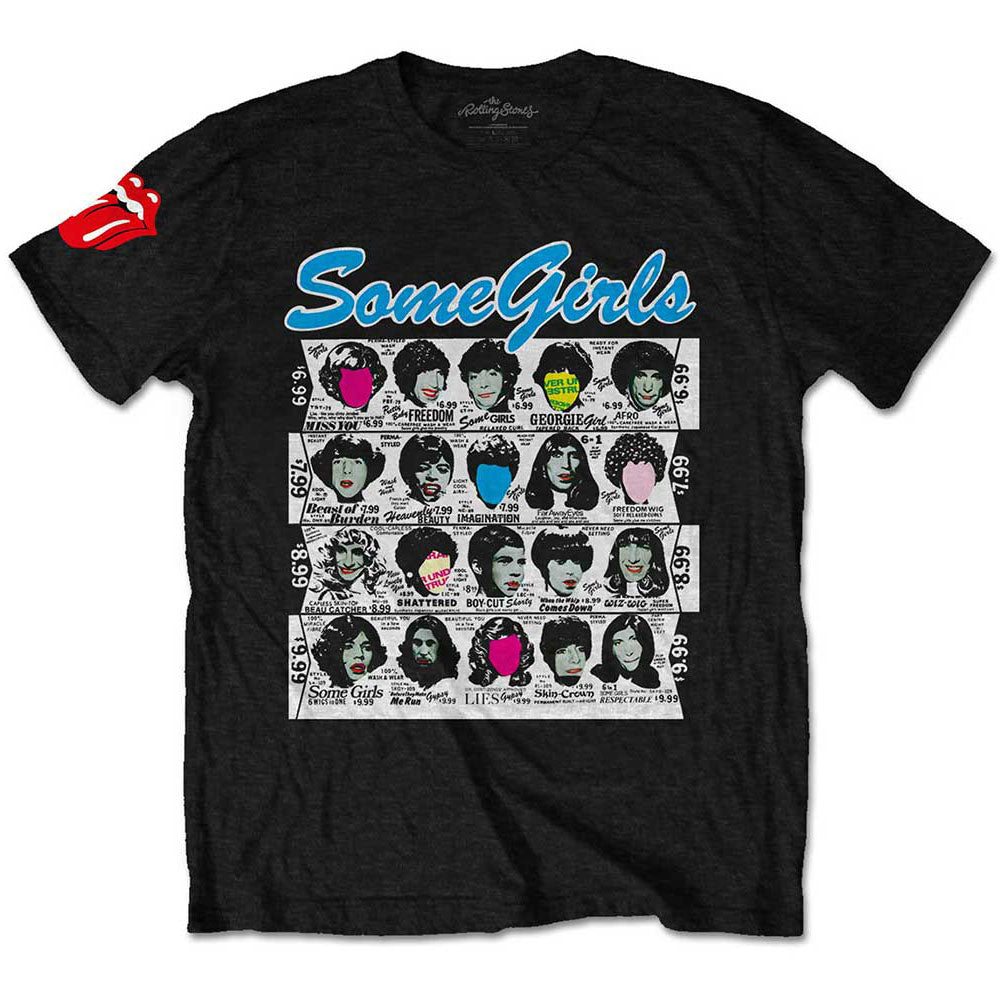 ROLLING STONES ローリングストーンズ (来日 35周年 記念 ) - Some Girls Album / アームプリントあり / Tシャツ / メンズ - PGS