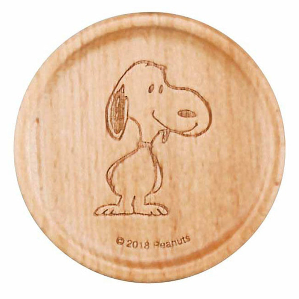 PEANUTS Snoopy (Comic 75th Anniversary) - Wooden Coaster Mug / Yellow / Mug