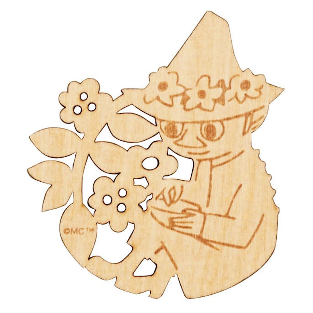 MOOMIN ムーミン (生誕 80周年 ) - 木製コースター付マグ / スナフキン / アイボリー / マグカップ - PGS