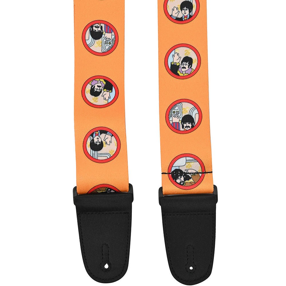 THE BEATLES ビートルズ (結成 65周年 ) - YELLOW SUBMARINE / ギターストラップ - PGS
