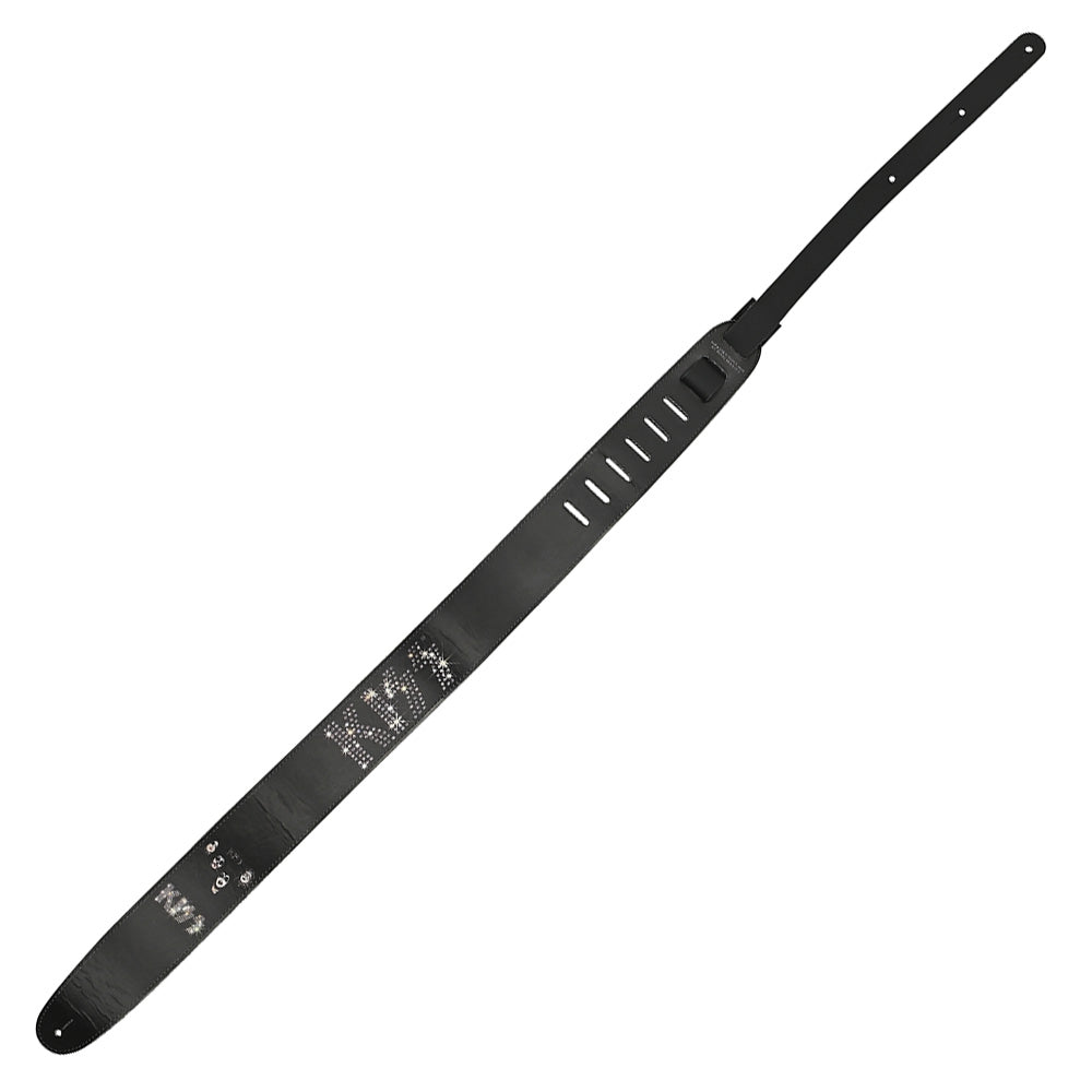 KISS (Ace Frehley Tribute) - LOGO / Leather / Guitar Strap