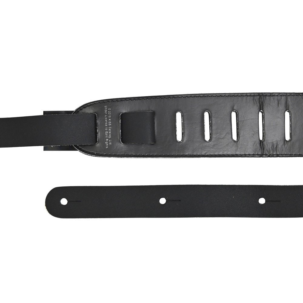 KISS キッス (エース・フレーリー 追悼 ) - LOGO / レザー / ギターストラップ - PGS