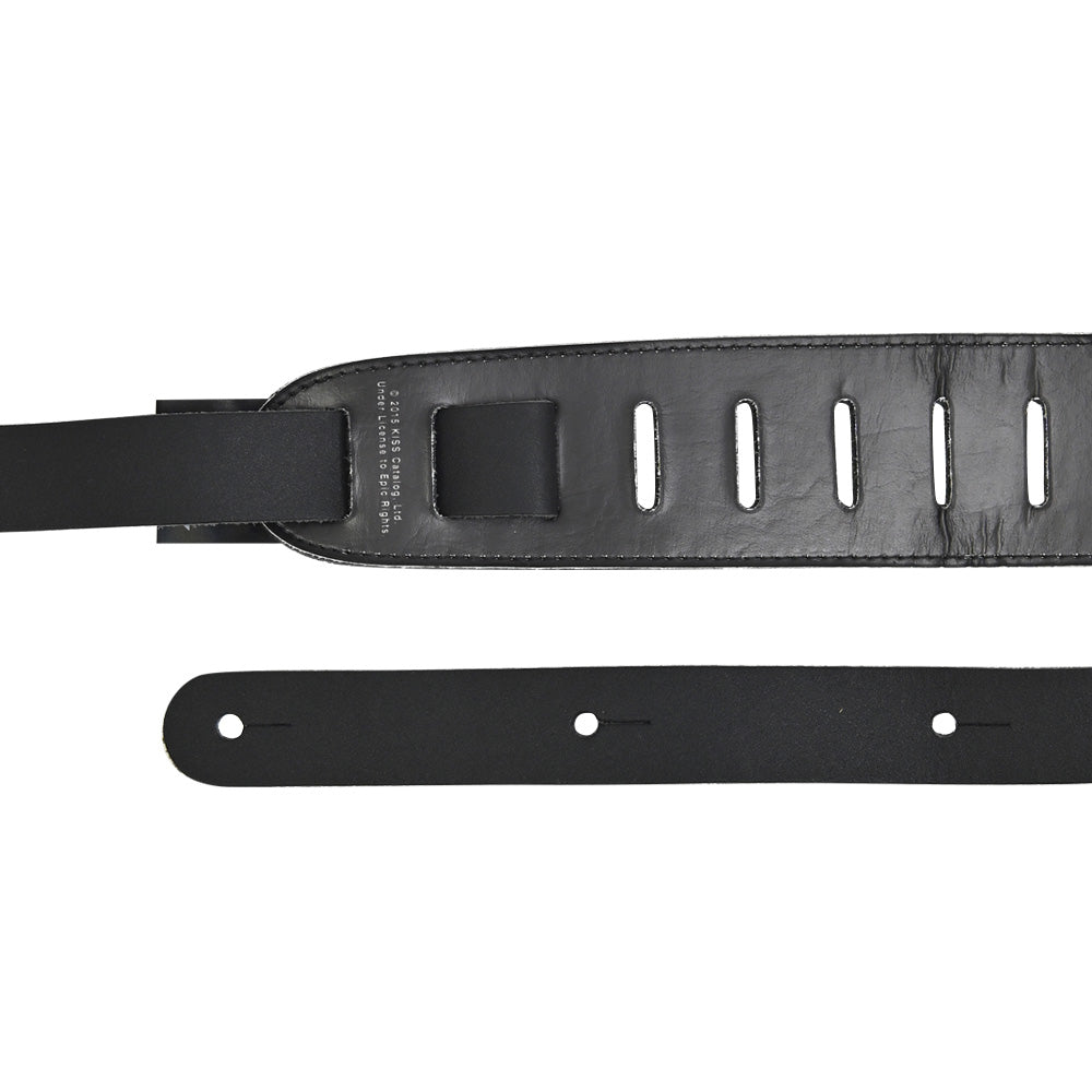 KISS (Ace Frehley Tribute) - LOGO / Leather / Guitar Strap