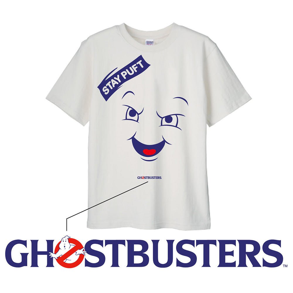 GHOSTBUSTERS ゴーストバスターズ - STAY PUFT マシュマロマン / フェイスアップ / 怒り顔 / Tシャツ / メンズ - PGS