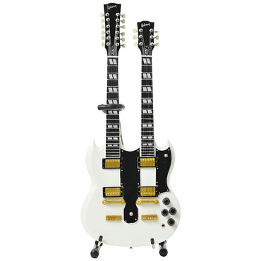 GIBSON ギブソン - SG EDS - 1275 Doubleneck White / ミニチュア楽器 - PGS