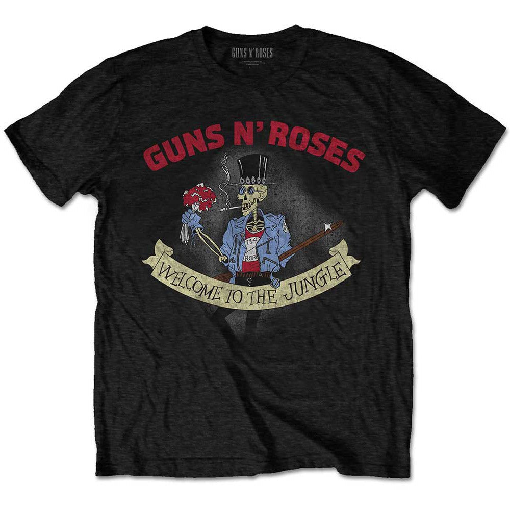 GUNS N ROSES ガンズアンドローゼズ (結成 40周年 ) - Skeleton Vintage / Tシャツ / メンズ - PGS
