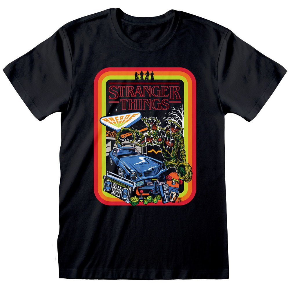 STRANGER THINGS ストレンジャー・シングス (シーズン5 2025年配信決定 ) - RETRO POSTER / Tシャツ / メンズ - PGS