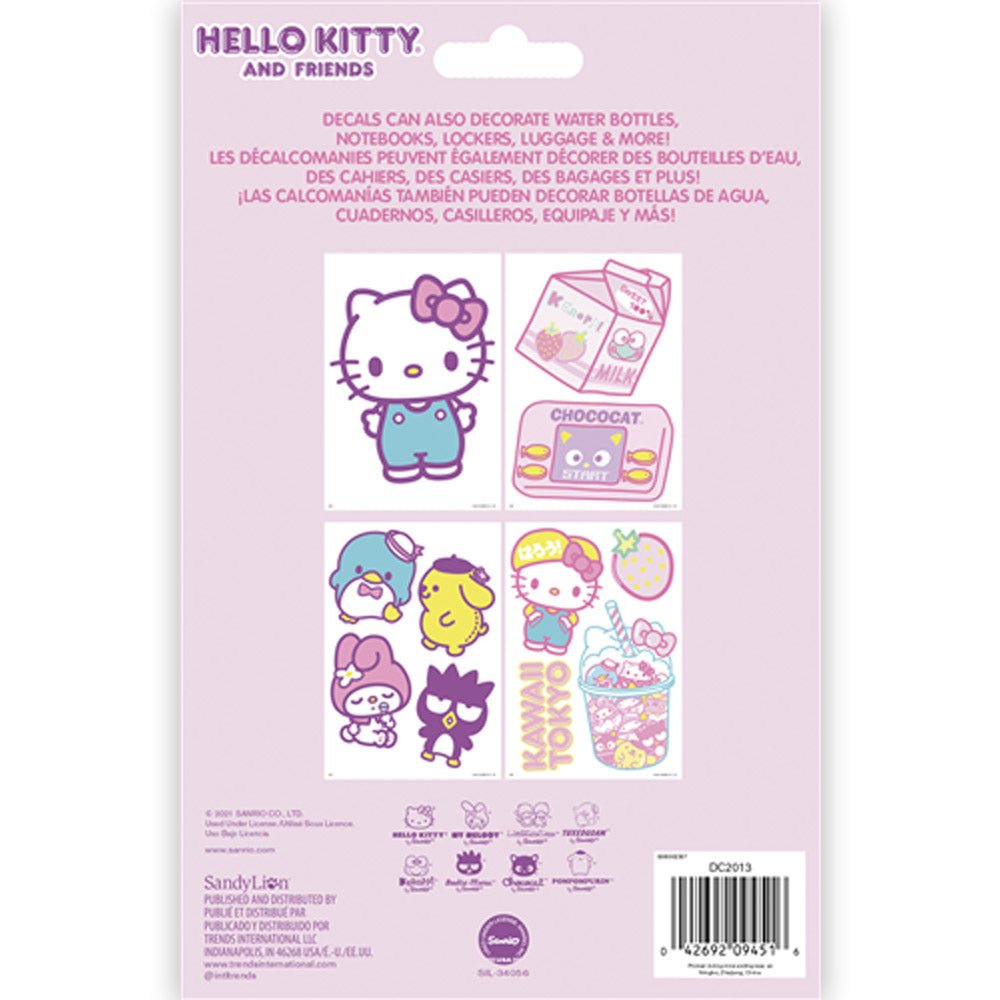 HELLO KITTY ハローキティー - HELLO KITTY & FRIENDS DEVICE DECALS / 11種類 / スマホ・ステッカー - PGS