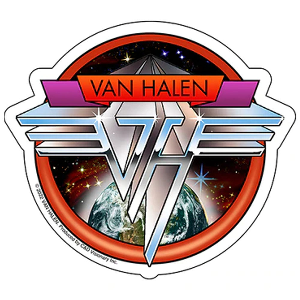 VAN HALEN ヴァンヘイレン - Space Logo / ステッカー - PGS