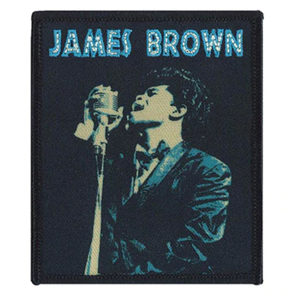 JAMES BROWN ジェームスブラウン - Singing in Blue / ワッペン - PGS