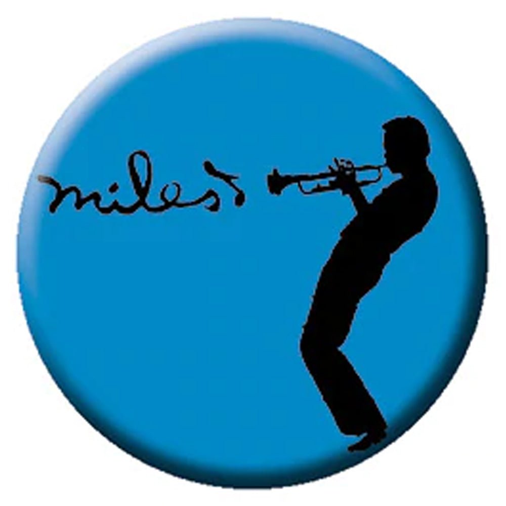MILES DAVIS マイルスデイヴィス - Silhouette / バッジ - PGS