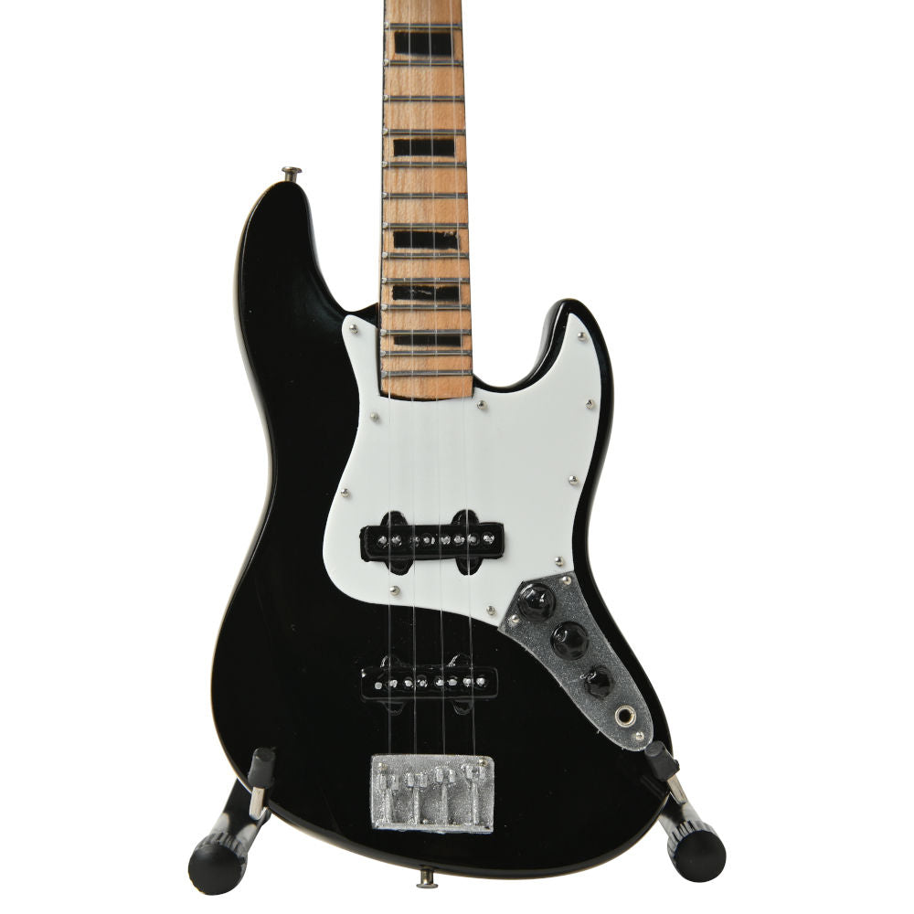 FENDER フェンダー (設立 80周年 ) - Jazz Bass with Black Inlays / ミニチュア楽器 【公式 / オフィシャル】