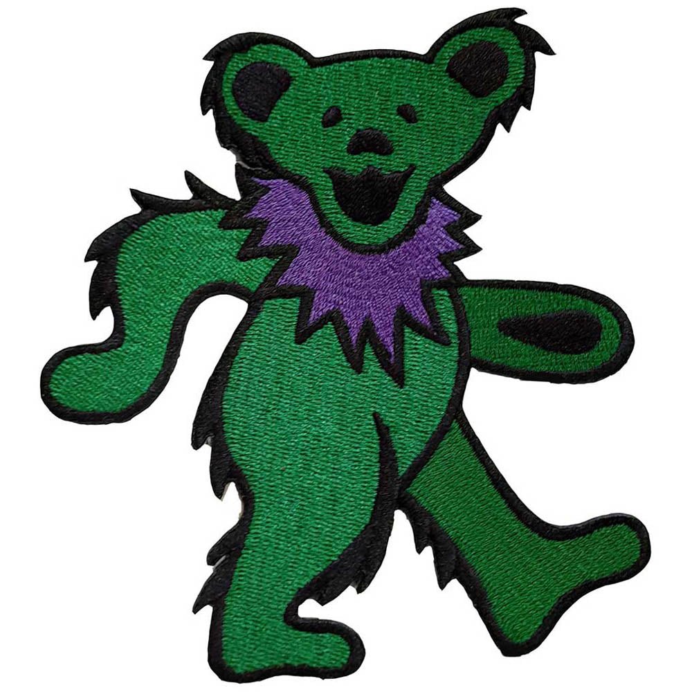 GRATEFUL DEAD グレイトフルデッド (結成 60周年 ) - Green Dancing Bear / ワッペン - PGS