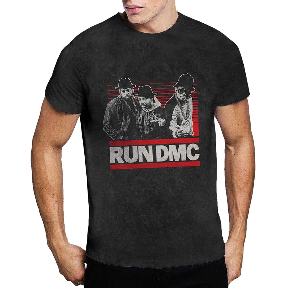 RUN DMC ランディーエムシー - Gradient Bars / タイダイ / Tシャツ / メンズ - PGS