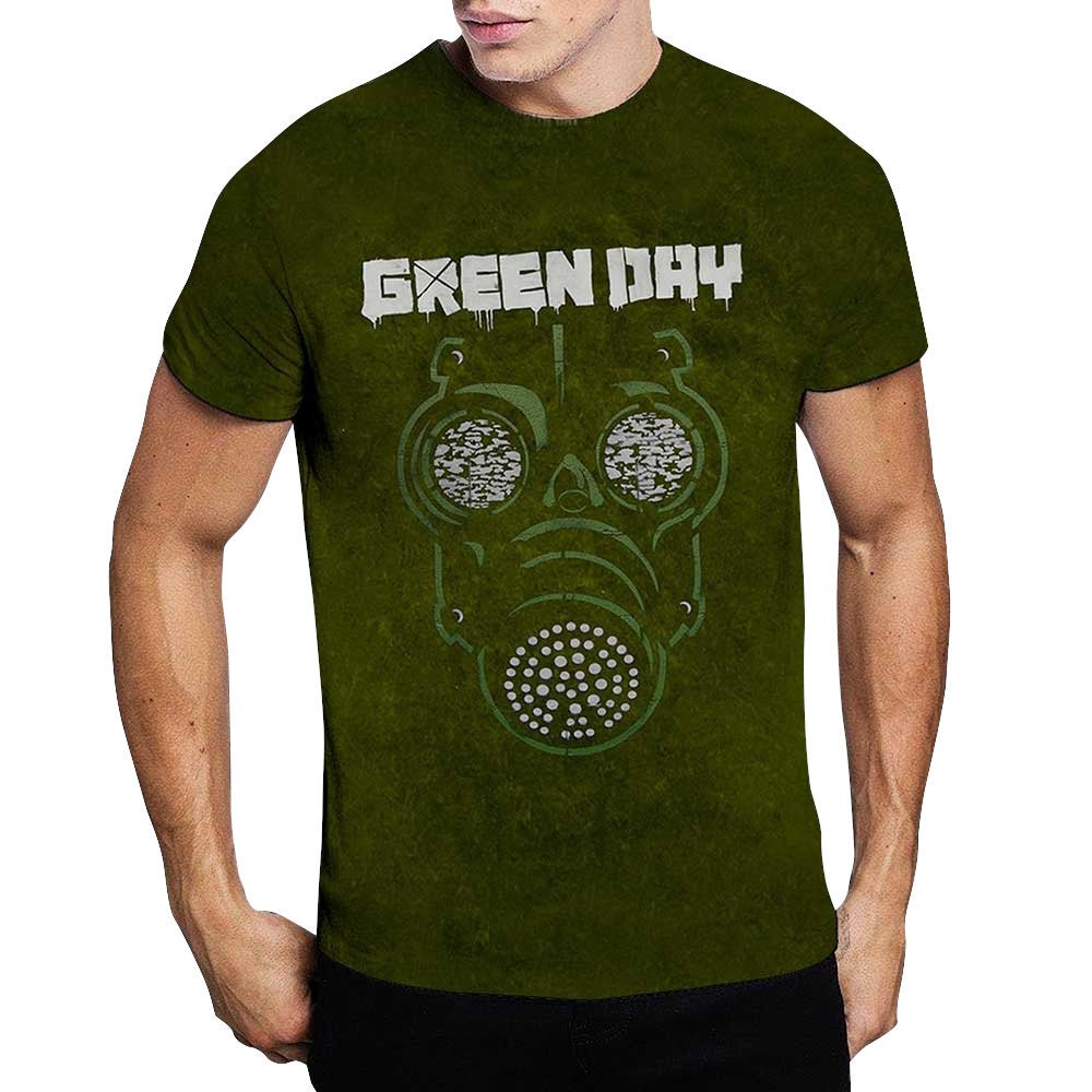 GREEN DAY グリーンデイ - Gas Mask / タイダイ / Tシャツ / メンズ - PGS