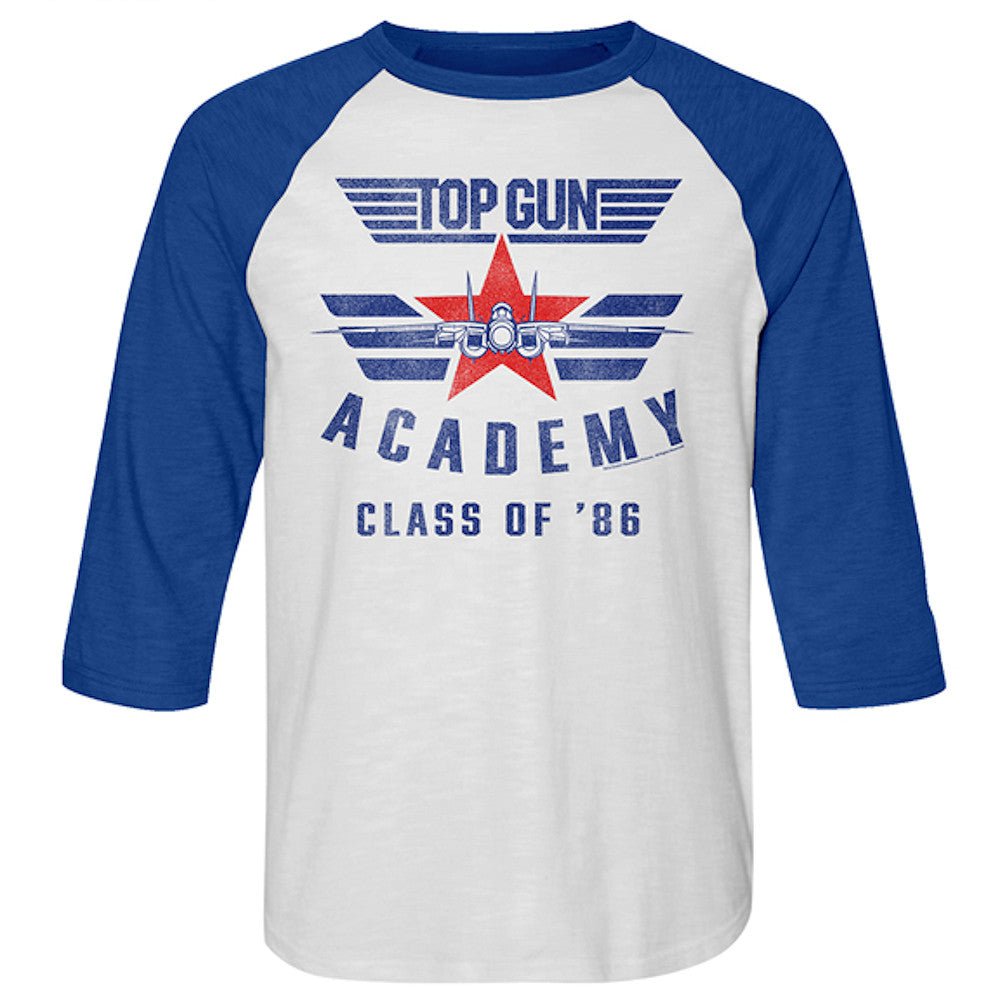 TOP GUN トップガン (アイスマン追悼 ) - ACADEMY 86 / ラグラン七分袖 / Tシャツ / メンズ - PGS