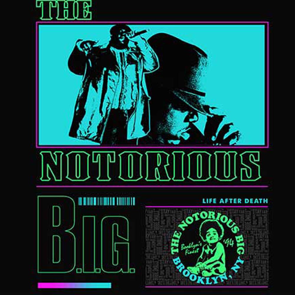 NOTORIOUS BIG ノートリアスBIG - Life After Death Neon / Tシャツ / メンズ - PGS