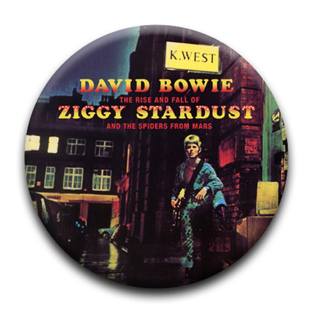DAVID BOWIE デヴィッドボウイ - ZIGGY STARDUST / バッジ - PGS