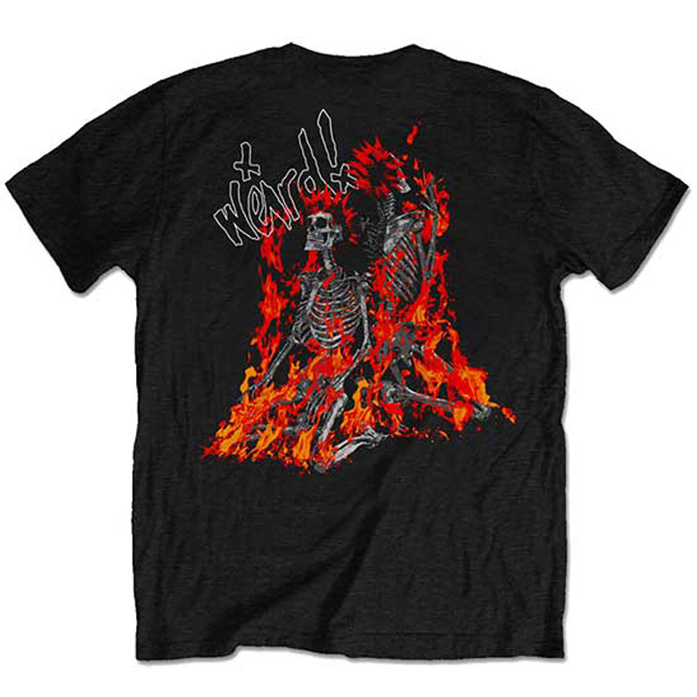 YUNGBLUD ヤングブラッド - Weird Flaming Skeletons / バックプリントあり / Tシャツ / メンズ