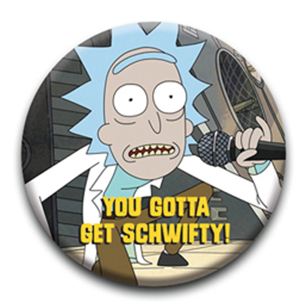 RICK AND MORTY リックアンドモーティ - GET SCHWIFTY / バッジ - PGS