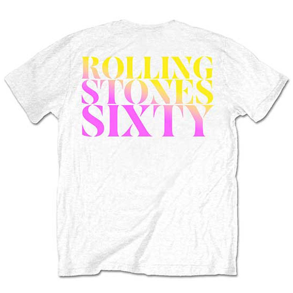 ROLLING STONES ローリングストーンズ (来日 35周年 記念 ) - Sixty Gradient Text / バックプリントあり / Tシャツ / メンズ - PGS