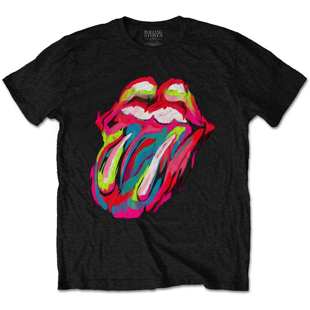 ROLLING STONES ローリングストーンズ (来日 35周年 記念 ) - Sixty Brushstroke Tongue / Tシャツ / メンズ - PGS