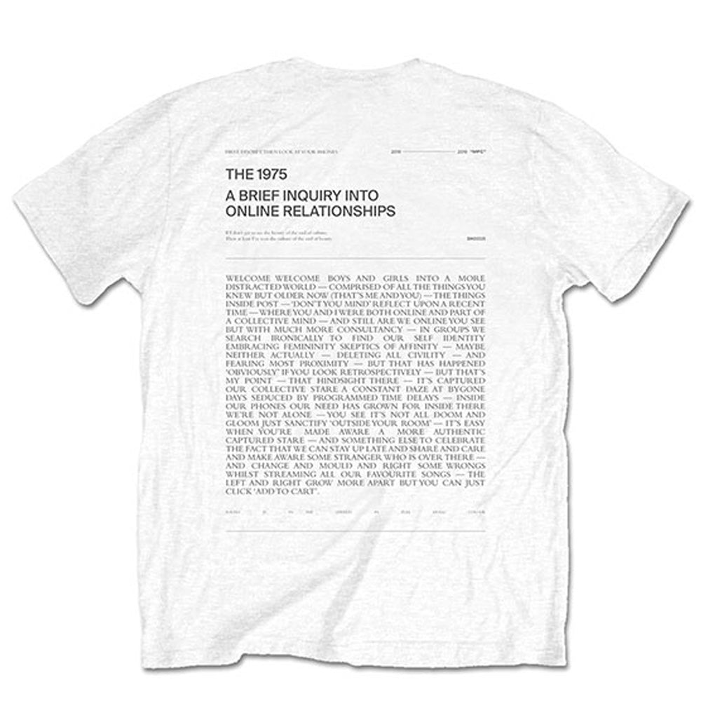 THE 1975 - A Brief Inquiry / バックプリントあり / Tシャツ / メンズ