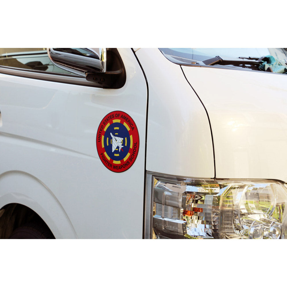 TOP GUN (In Memory of the Iceman) - Magnetic Sticker Fighter Weapons School / Light and Water Resistant Ink / Magnet