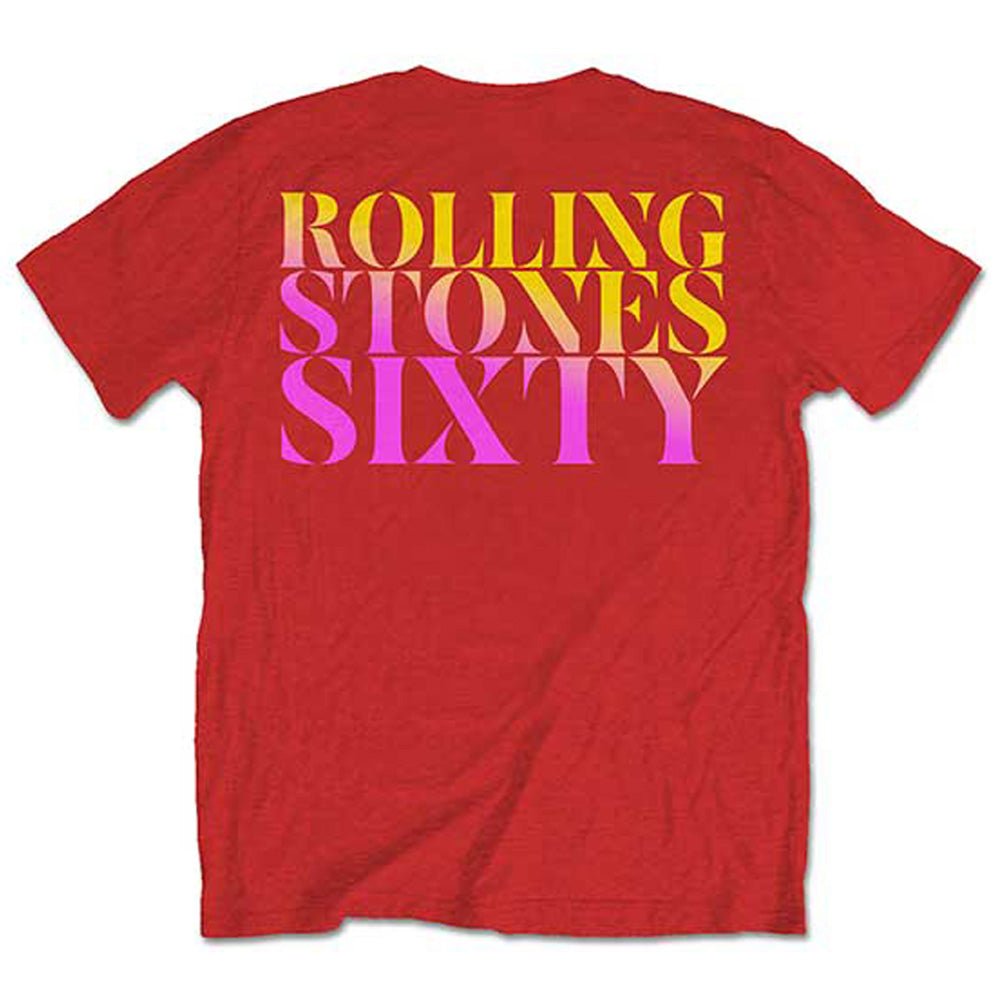ROLLING STONES ローリングストーンズ (来日 35周年 記念 ) - Sixty Gradient Text / バックプリントあり / Tシャツ / メンズ - PGS