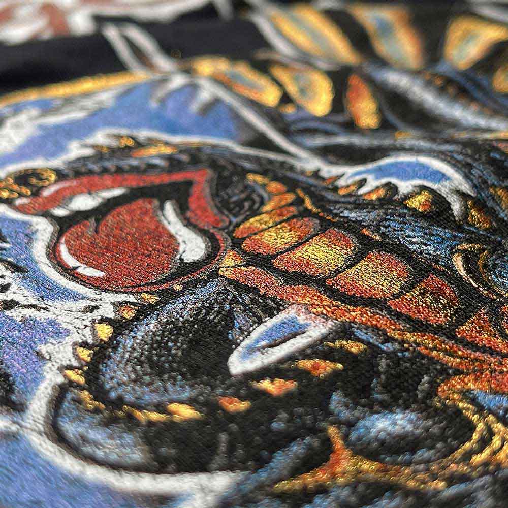 ROLLING STONES ローリングストーンズ (7月 新譜 記念 ) - Sixty Dragon Globe / 箔プリント / Tシャツ / メンズ