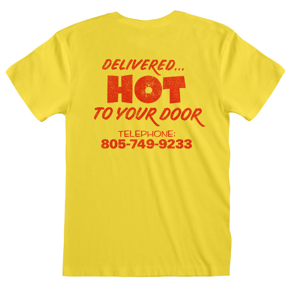 STRANGER THINGS (Season 5 to be released in 2025) - SURFER BOY PIZZA / Back print / T-shirt / Men's