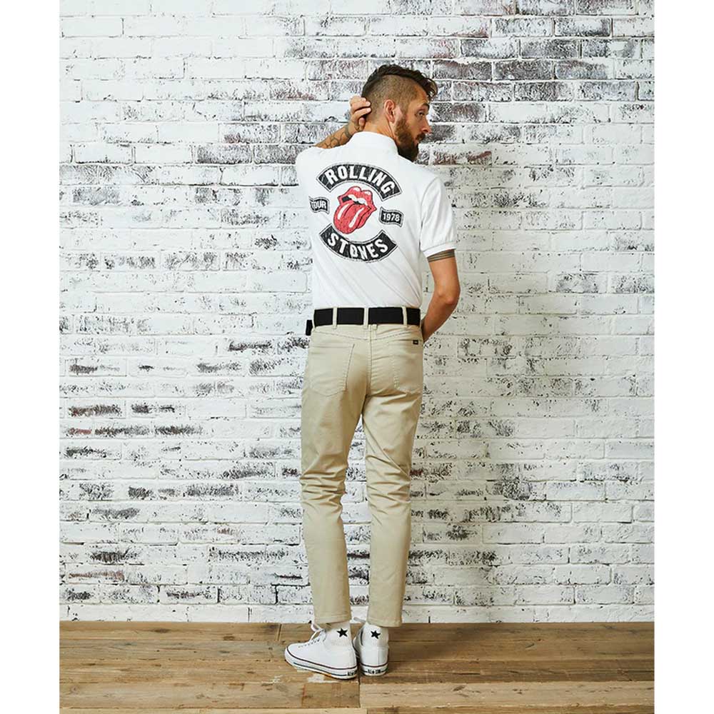 ROLLING STONES (35th Anniversary of Japan Tour) - RS TOUR 1978PT / White / Men's Polo Shirt