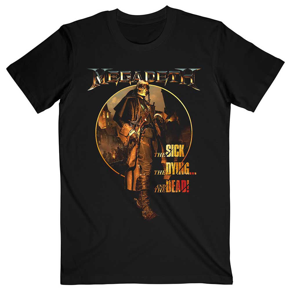 MEGADETH メガデス (2026.1.23 新譜 発売 記念 ) - The Sick, The Dying ... And the Dead Circle Album Art / Tシャツ / メンズ - PGS