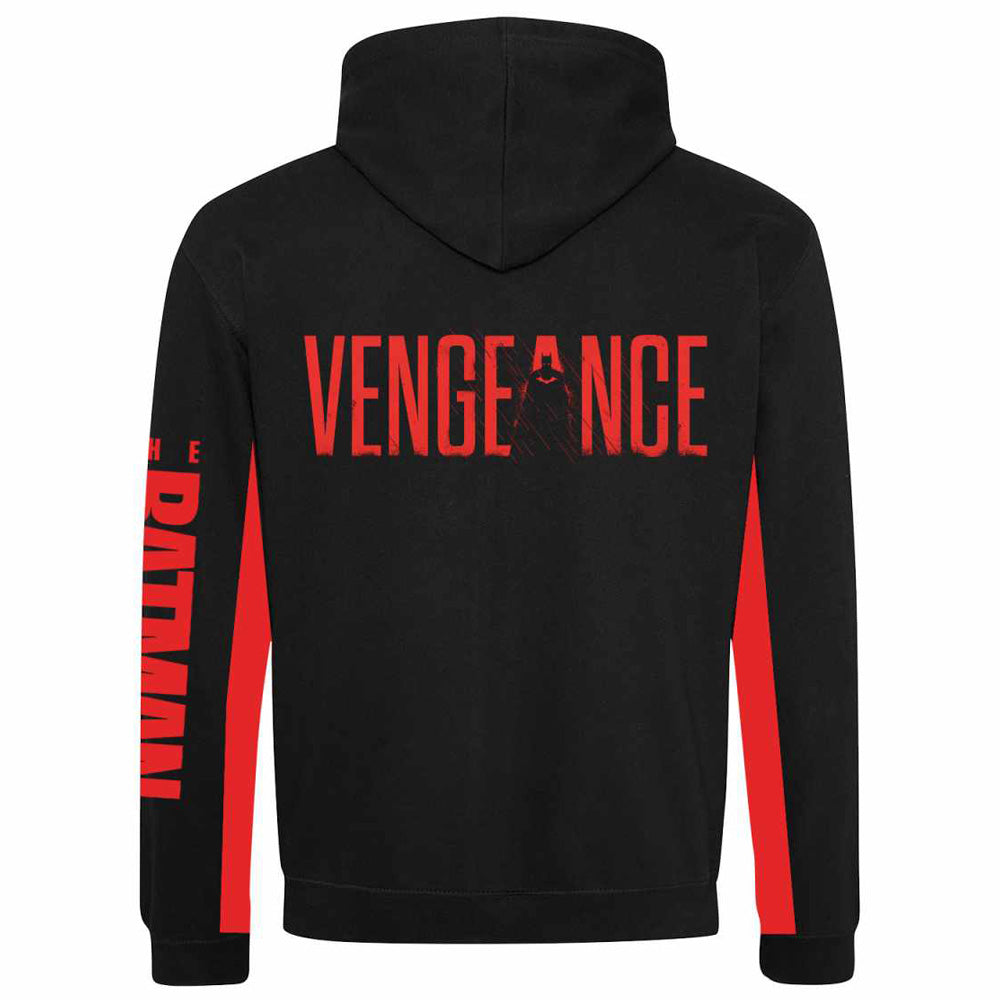 BATMAN - Icon and Text Contrast / Back Print / Arm Print / Hoodie / Men's