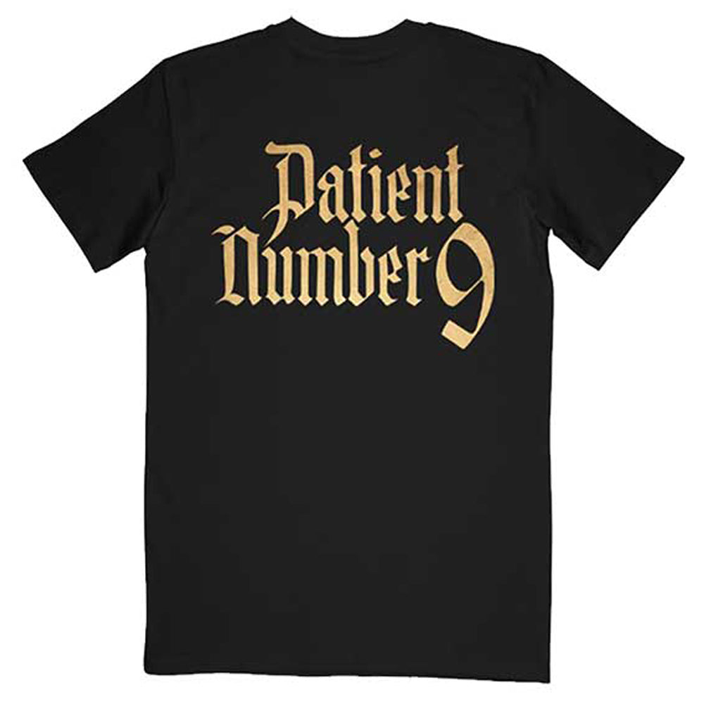 OZZY OSBOURNE (Ozzy Osbourne) - Patient No. 9 Gold Logo / Back Print / Men's T-Shirt